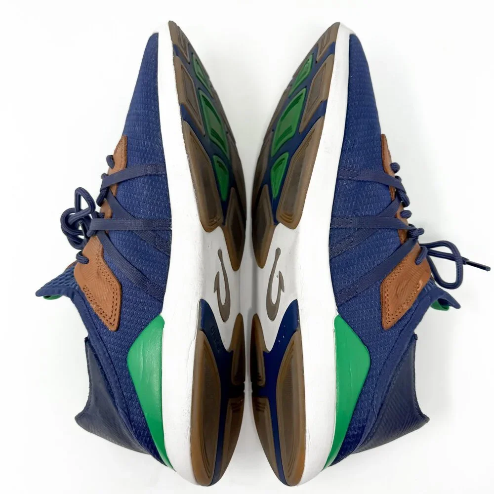 Olukai Mio Li Sneakers Men's 11 Navy Bamboo 10440-548Z Comfort Casual Shoes - Picture 7 of 12